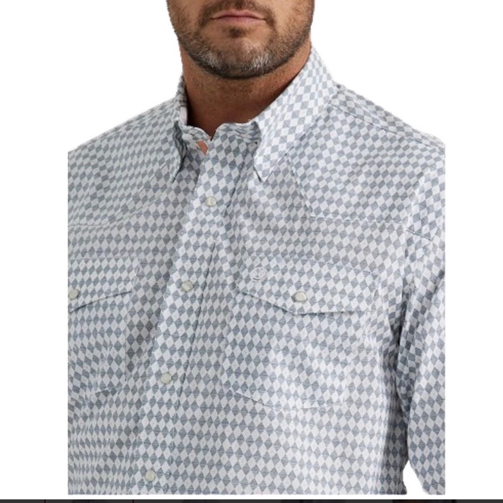 Wrangler George Strait Troubadour Men's Long Sleeve Pearl Snap Shirt. NEW! XL